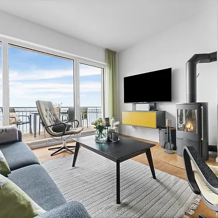 Ocean Beach- 3 Og, Balkon, Ostseeblick, Kamin