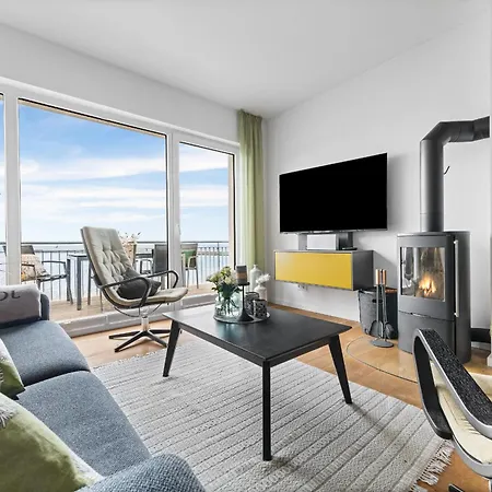 Ocean Beach- 3 Og, Balkon, Ostseeblick, Kamin Apartamento Olpenitz
